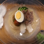 参鶏湯 tan - ランチの自家製ドンチミ冷麺（大盛）