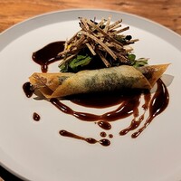 IZA - 稚鮎の春巻き