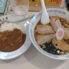 塩子屋食堂 - 料理写真:チャーシュー麺と半カレー(200円)
