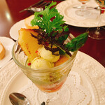 ブラッスリーロランジュ - 見た目も美味しいサラダ