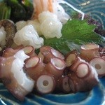 伊豫水軍 - 活きダコアップ！コリコリした食感がたまらんぞ！吸盤のこりっこりが楽しいわい