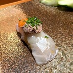 天寿し - 鯛 鯛の肝