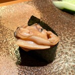 天寿し - 煮蛤 軍艦巻き