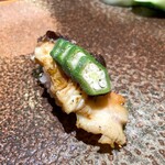 天寿し - 栄螺 オクラ