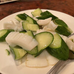 一二三凱旋楼 - イカとキュウリ和え
