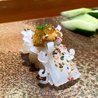 天寿し 京町店 - 烏賊 雲丹 飛子 胡麻