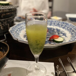 Seikou En Karuizawa Ten - 口直しのバジルとパイナップルの冷たいスープ