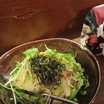 Bisutoro Bansui - ツナとキノコと水菜の和風パスタ