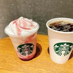 Starbucks Coffee - T山梨ブドウホワイトチョコレートフラペチーノ/Tアイスコーヒー