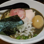 亀戸煮干中華蕎麦 つきひ - 反対から