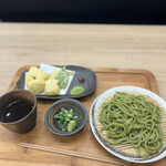 はなれ　中村製麺 - はも天ぷらと宇治抹茶ざる