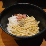 亀戸煮干中華蕎麦 つきひ - 和え玉 200円