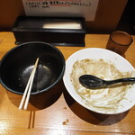 亀戸煮干中華蕎麦 つきひ - ごちそうさまでした。