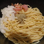 亀戸煮干中華蕎麦 つきひ - 和え玉アップ