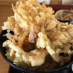 そば処吉咲 - かき揚げ丼。絶品です。