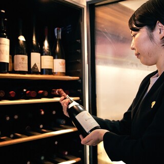 Surprise and discover with [pairing] carefully selected by sommelier from 100 types