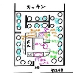 エスタヴィーヴォ - やる気のない店内見取り図
                                