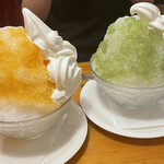 コメダ珈琲店 - 3種のフルーツミックス氷　ミニサイズ+ソフトクリーム