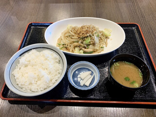 Tagosaku - 野菜炒め定食 ¥600-