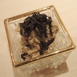 鮨 こう介 - 黒トリュフクリームチーズ