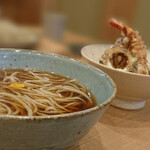 蕎麦心 きりがね - 平日限定 野菜天麩羅と蕎麦