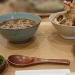 蕎麦心 きりがね - 平日限定 野菜天麩羅と蕎麦