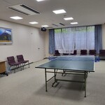 浅香荘 - 食後にキッズルームを覗かせてもらったら卓球台発見!!はらごなしに三人で卓球…いえ！ピンポンしました～「チョレ～!!」「サッー!!」が…ラリーにならず…(^o^;)