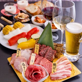 We offer course meals starting from 5,000 yen that you can choose according to the occasion!