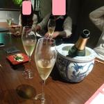 龢 - 【H25.4.6.食べログoff会】クレマン・ド・ブルゴーニュ・ブラン・ド・ブラン・シャンパン方式・カーヴ・ド・マンセイ。