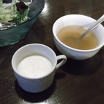 舶来亭 - 舶来亭・スープ2種(2013.04)