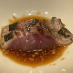 鮨料理 一高 - 五島の赤アジ