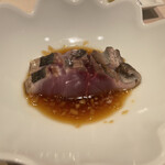 鮨料理 一高 - 五島の赤アジ