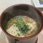 鮨料理 一高 - なめこの味噌汁