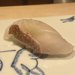 鮨料理 一高 - 真鯛　白醤油