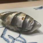 鮨料理 一高 - 新子５枚付