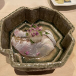 鮨料理 一高 - 五島の炙り沖グロ