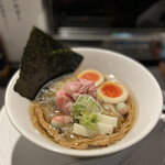 酒肴場 屯 - 【限定】冷やしらぁ麺（真昆布水×がごめ昆布水）¥1000