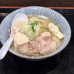 旬亭 ふじ荘 - ふぐと貝の潮らぁ麺