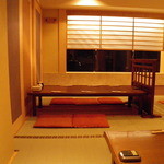 Uzushioya - 座敷。わかりにくいけど12Fの夜景