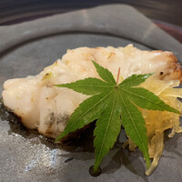 一心鮨 光洋 - ハタのねぎオイル焼き