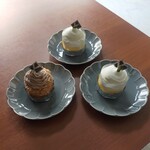 Patisserie YOSHIKAWA  - 20220826モンブラン＆スフレチーズケーキ