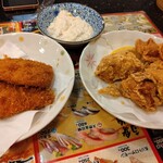 独楽寿司 - 鯵フライ＆鶏唐揚げ