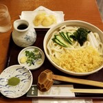 銀座 木屋 - 冷やしたぬき+帆立天。