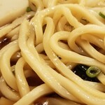 銀座 木屋 - うどん、表情。