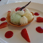 レインボー - アイスクリームとシャーベットの小さな盛り合わせ