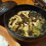 びっくりドンキー - 味噌汁も熱々をたっぷり！これは嬉しい！