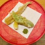 道後温泉 八千代 - 献立になかった天ぷら