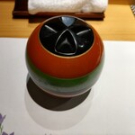 鮨 ふくじゅ - じゅんさいと小梅のお吸い物 ♪