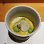 鮨 ふくじゅ - 冷製茶碗蒸し ♪