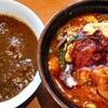 Anrakutei - ユッケジャンラーメン＆絶品スパイシーカレー（ミニ）